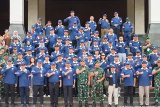 Kabinet Merah Putih sebelum meninggalkan acara retreat di Akademi Militer (Akmil) Magelang. (Foto: yt sekretariat presiden)