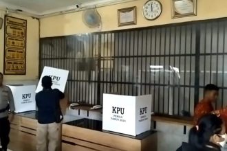 TPS Khusus di ruang tahanan. (foto : kfp)
