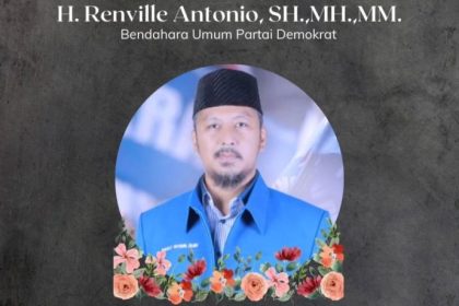 Gubernur Jawa Timur terpilih pada Pemilihan Gubernur Jatim Tahun 2024 Khofifah Indar Parawansa mengucapkan duka cita atas meninggalnya Bendahara Umum DPP Partai Demokrat Renville Antonio. (foto: ig khofifah.ip)