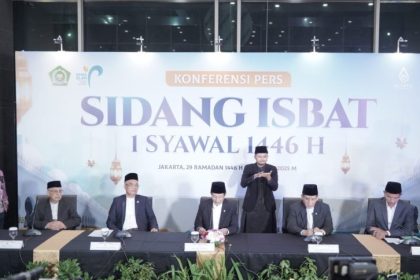 Sidang isbat 1 Syawal 1446 H/Tahun 2025. (Foto : kemenag)