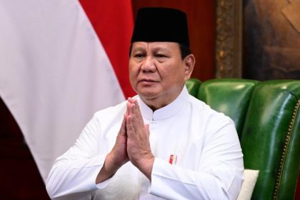 Presiden Republik Indonesia Prabowo Subianto mengucapkan selamat hari raya Idulfitri 1446H/2025. (Foto : BPMI Setpres/ Muchlis Jr)
