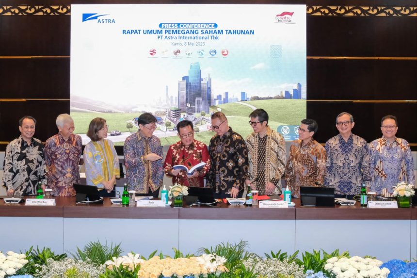 Pers conference Rapat Umum Pemegang Saham Tahunan (RUPST) 2025 PT Astra International Tbk. (Foto : Astra International)