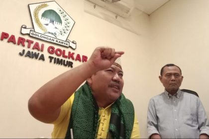 Ali Mufthi, bakal calon Ketua DPD Partai Golkar Jawa Timur periode 2025-2030 pada Musda ke XI Golkar Jatim 2025. (Foto : rois/siginews)