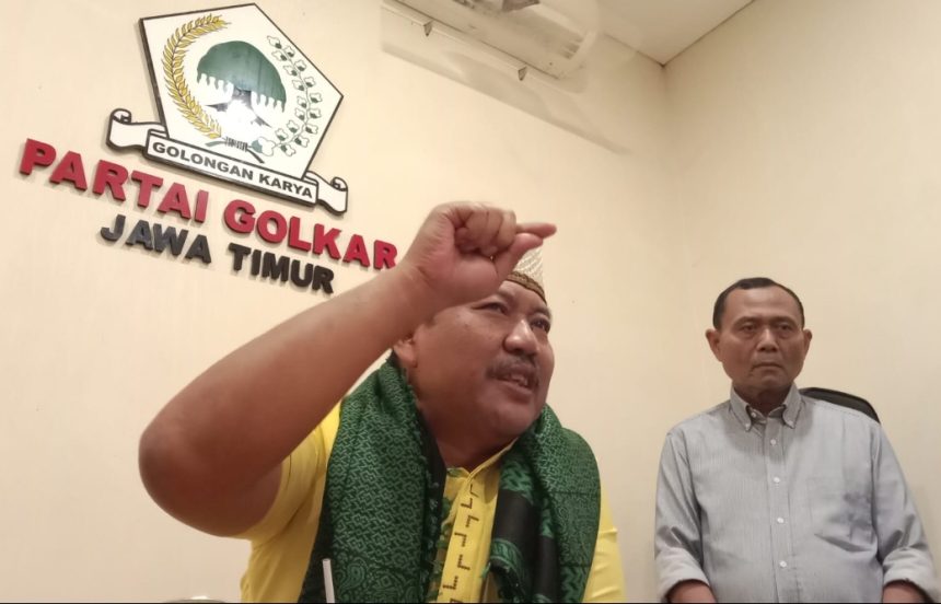 Ali Mufthi, bakal calon Ketua DPD Partai Golkar Jawa Timur periode 2025-2030 pada Musda ke XI Golkar Jatim 2025. (Foto : rois/siginews)