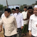 Menteri Koordinator Bidang Pemberdayaan Masyarakat (Menko PM) Abdul Muhaimin Iskandar atau Cak Imin menghadiri acara Halaqoh Kebangsaan bersama 500 kiai se-Jawa Timur yang digelar di Pondok Pesantren Al-Yasini, Kraton, Pasuruan, Selasa (15/7/2025). (Foto : jero)